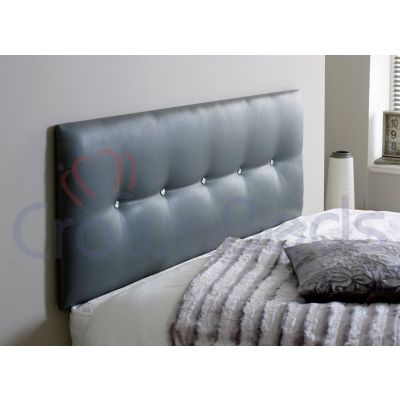single 3ft 20 CROWNBEDSUK quality alton chenille headboard in 2ft6,3ft,4ft,4ft6,5ft,6ft Meadow